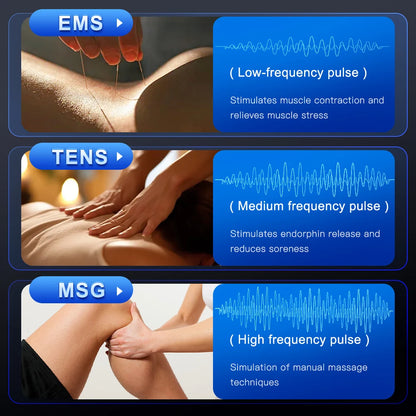 Pulse NeuroStim System EMS + TENS Therapy for Muscle Recovery, Pain Relief & Full-Body Wellness