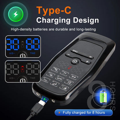 Pulse NeuroStim System EMS + TENS Therapy for Muscle Recovery, Pain Relief & Full-Body Wellness