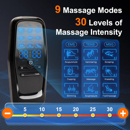 Pulse NeuroStim System EMS + TENS Therapy for Muscle Recovery, Pain Relief & Full-Body Wellness